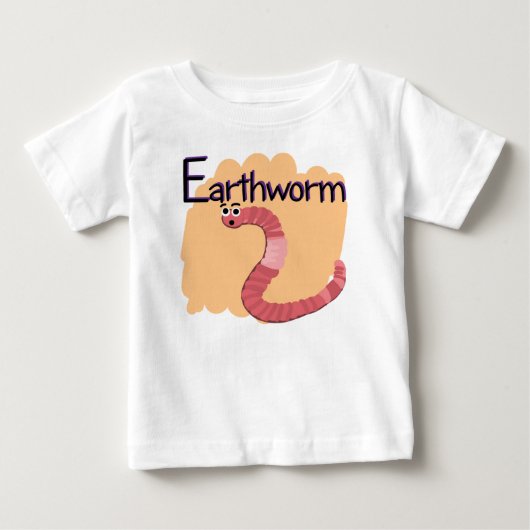 T-shirt Pour Bébé Bébé Bug E (Devant)