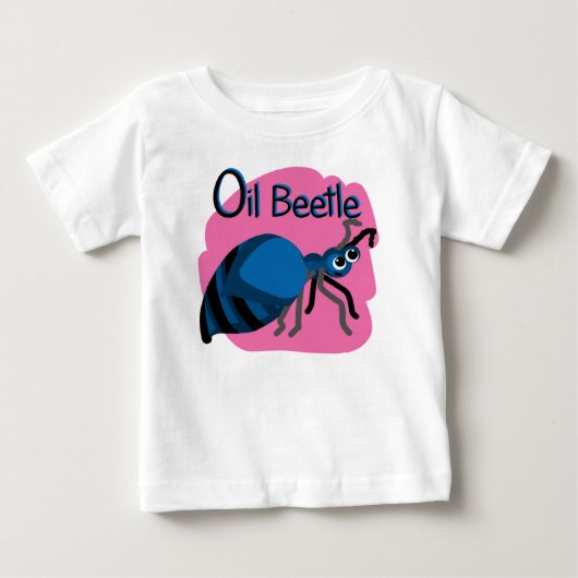 T-shirt Pour Bébé Bébé Bug O (Devant)