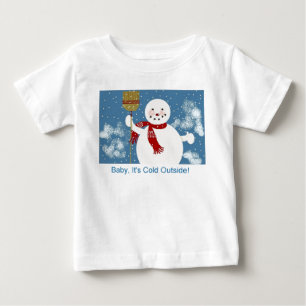 T-shirt Pour Bébé Bébé, c'est extérieur froid !