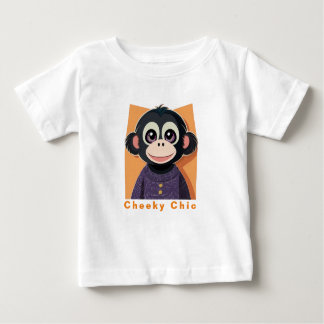 T-shirt Pour Bébé "Bébé Cheeky Chimp"