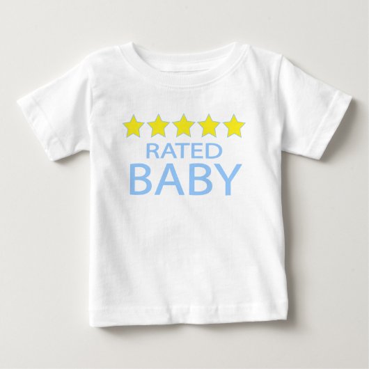 T-shirt Pour Bébé Bébé cinq étoiles (Devant)