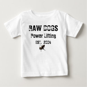 T-shirt Pour Bébé Bébé CRU de CHIEN longtemps - customisé