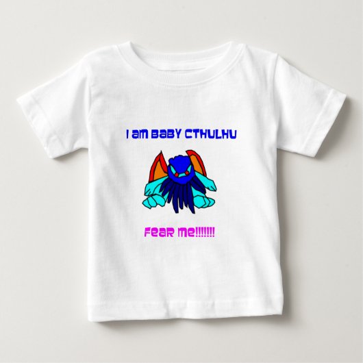 T-shirt Pour Bébé Bébé Cthulhu (Devant)