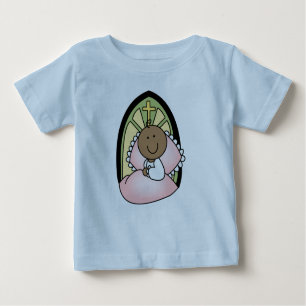 T-shirt Pour Bébé Bébé d'Afro-américain de baptême