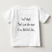 T-shirt Pour Bébé Bébé d'Ancre (Dos)