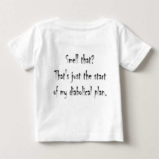 T-shirt Pour Bébé Bébé d'Ancre (Dos)