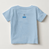 T-shirt Pour Bébé Bébé d'art : Dessin de mouette de tinctorial de (Dos)