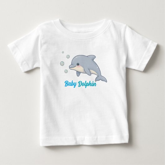 T-shirt Pour Bébé Bébé dauphins (Devant)