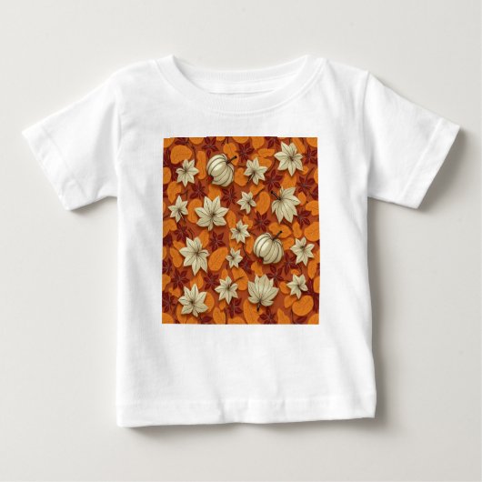 T-shirt Pour Bébé Bébé d'automne (Devant)