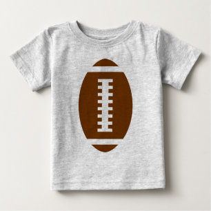 T-shirt Pour Bébé BÉBÉ DE FOOTBALL gris Graphique de football avan