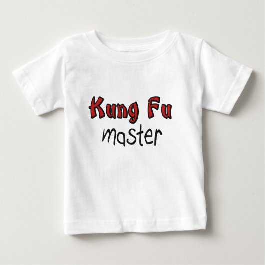 T-shirt Pour Bébé Bébé de Kung Fu (Devant)