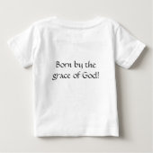 T-shirt Pour Bébé Bébé de miracle ! (Dos)
