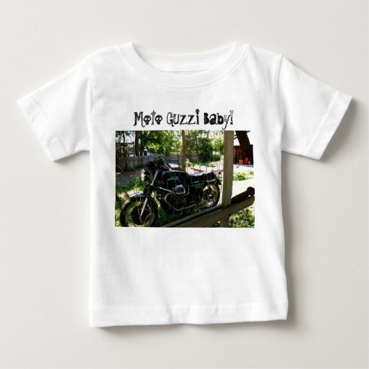 T-shirt Pour Bébé Bébé de Moto Guzzi ! (Devant)