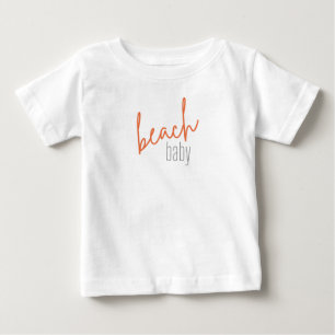 T-shirt Pour Bébé bébé de plage. T-shirt bébé