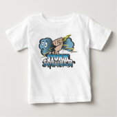T-shirt Pour Bébé Bébé de Squasher de tempête (Devant)