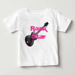 T-shirt Pour Bébé bébé de vedette du rock, vedette du rock