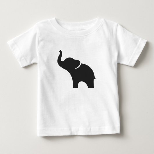 T-shirt Pour Bébé Bébé éléphant (Devant)