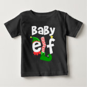 T-shirt Pour Bébé Bébé Elf (Devant)