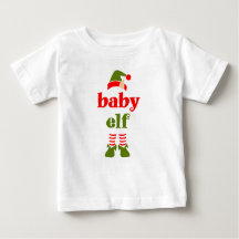 bébé elfe famille appariement Noël bébé T-shirt