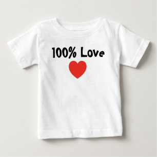 T-shirt Pour Bébé Bébé et enfants : 100% Amour- T-shirt bébé