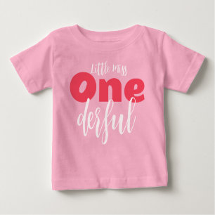 T-shirt Pour Bébé Bébé fille un an baies rose