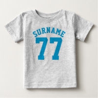 Bébé gris et bleu | Sports Jersey Design
