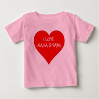 Bébé J'aime NANA & PAPA