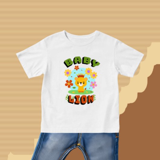T-shirt Pour Bébé Bébé lion