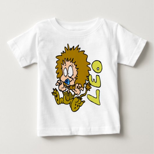 T-shirt Pour Bébé Bébé Lion (Devant)