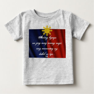 T-shirt Pour Bébé bébé mamatay de sayo de dahil de NG d'ANG