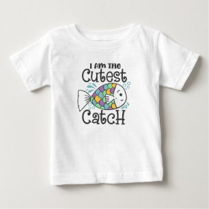 T-shirt Pour Bébé Bébé mignon dit que je suis le plus mignon des cap