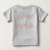 T-shirt Pour Bébé Bébé mignon - Gris (Dos)