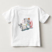 T-shirt Pour Bébé Bébé mignon Kitty (Dos)