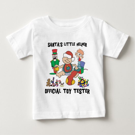 T-shirt Pour Bébé Bébé mignon Noël (Devant)