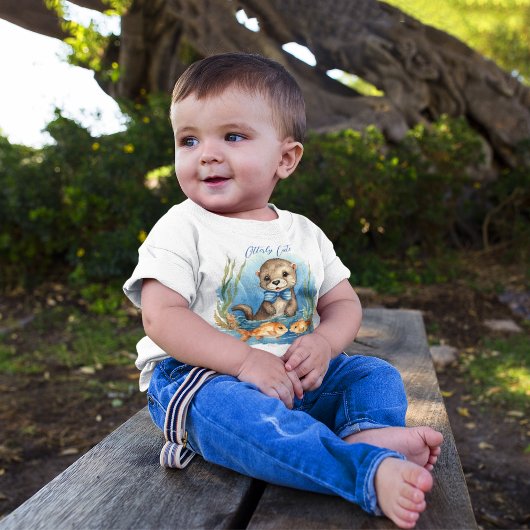 T-shirt Pour Bébé Bébé mignon Otter Garçon