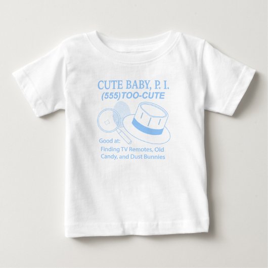 T-shirt Pour Bébé Bébé mignon P.I. (Devant)