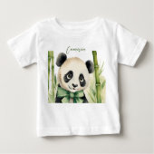 T-shirt Pour Bébé Bébé mignon Panda Sexe neutre (Devant)