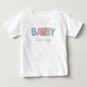 T-shirt Pour Bébé Bébé mignon - Typographie personnalisée – petite m