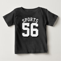 Bébé noir et blanc | Sports Jersey Design
