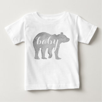 T-shirt Pour Bébé Bébé Ours Aquarelle bébé Tee de baseball