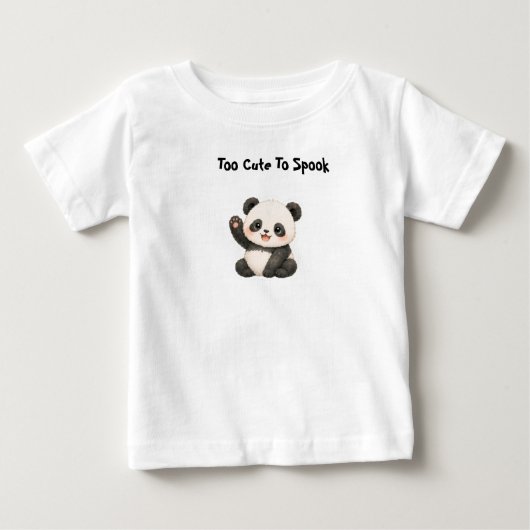 T-shirt Pour Bébé Bébé Panda (Devant)