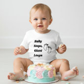 T-shirt Pour Bébé Bébé pas, Leaps géantes