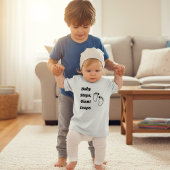 T-shirt Pour Bébé Bébé pas, Leaps géantes