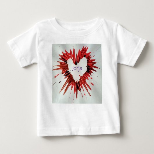 T-shirt Pour Bébé Bébé personnalisé (Devant)