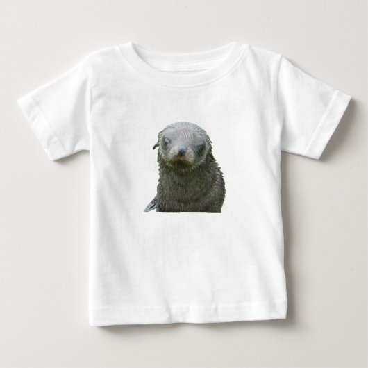 T-shirt Pour Bébé Bébé phoque mignon (Devant)