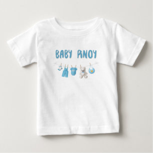 T-shirt Pour Bébé Bébé Pinoy avec les icônes mignonnes