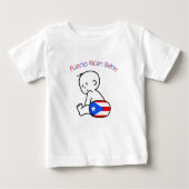 T-shirt Pour Bébé Bébé portoricain (Devant)