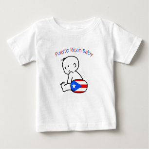 T-shirt Pour Bébé Bébé portoricain