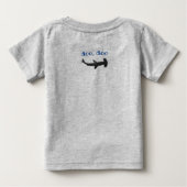 T-shirt Pour Bébé Bébé requin (Dos)