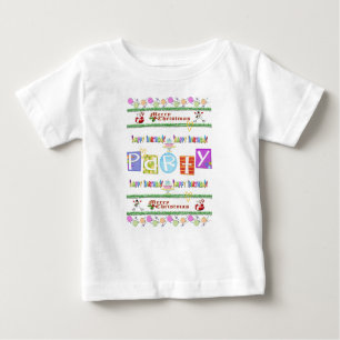 T-shirt Pour Bébé Bébé Romper Joyeux Noël Joyeux Anniversaire